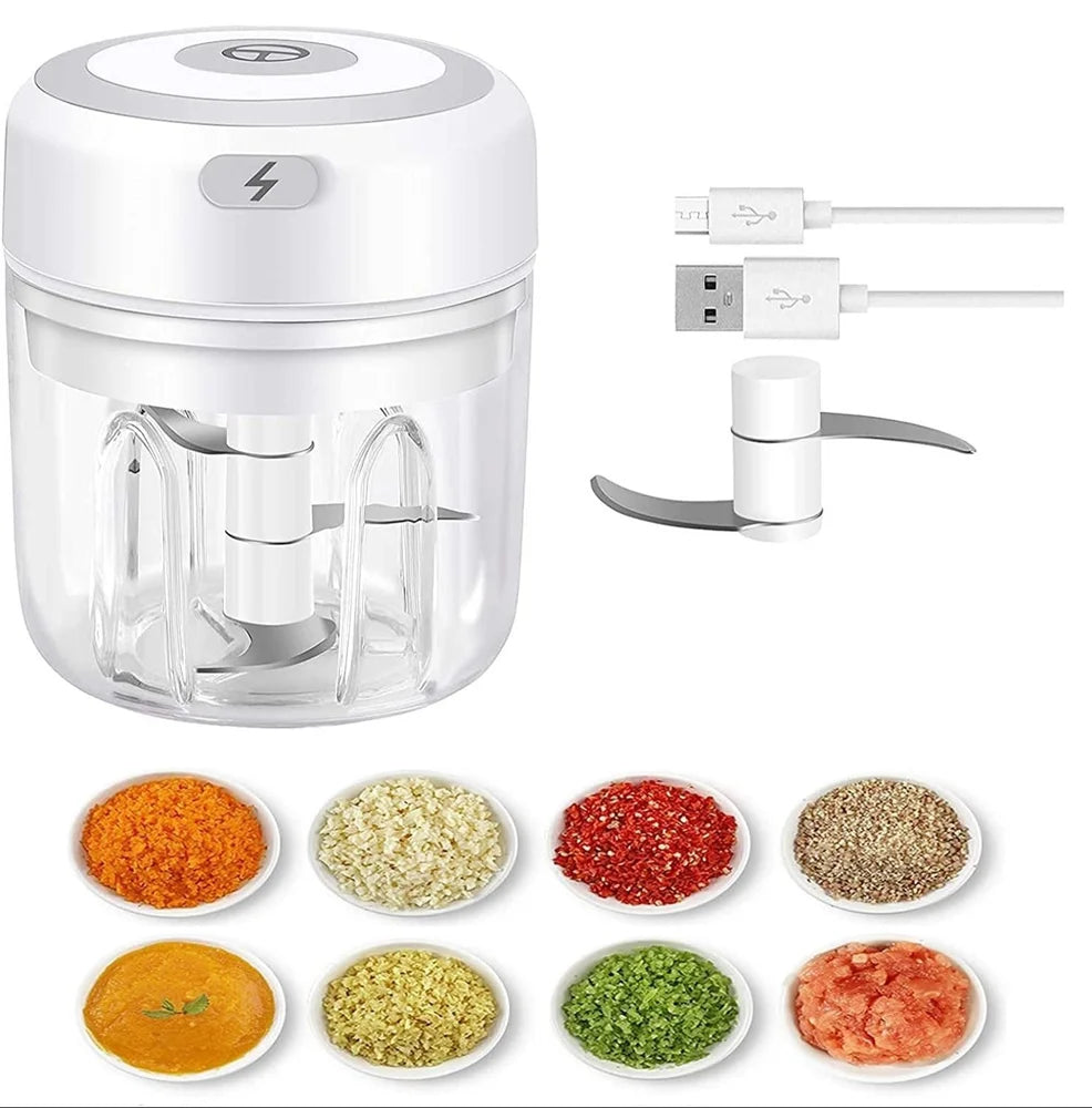 Mini Electric Chopper – USB Rechargeable