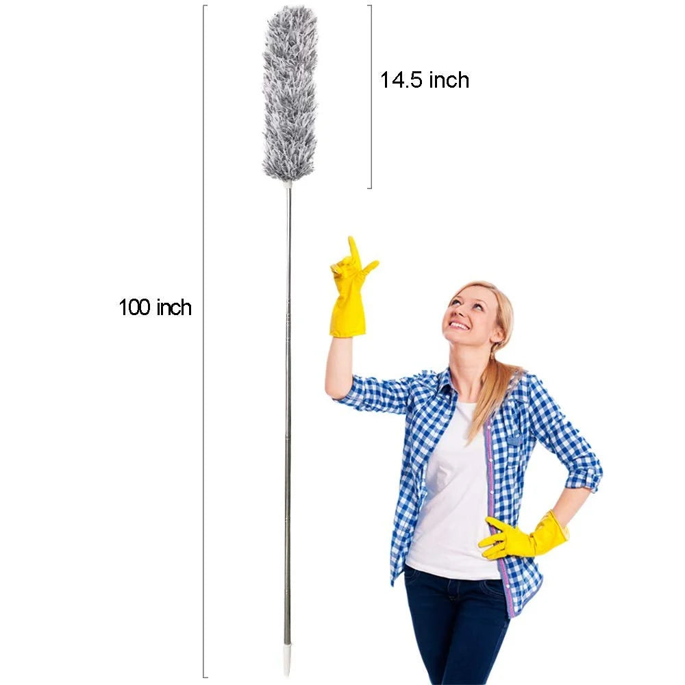 360° Feather Duster with Extendable Pole