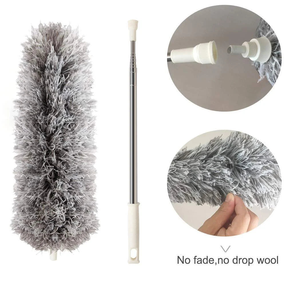 360° Feather Duster with Extendable Pole