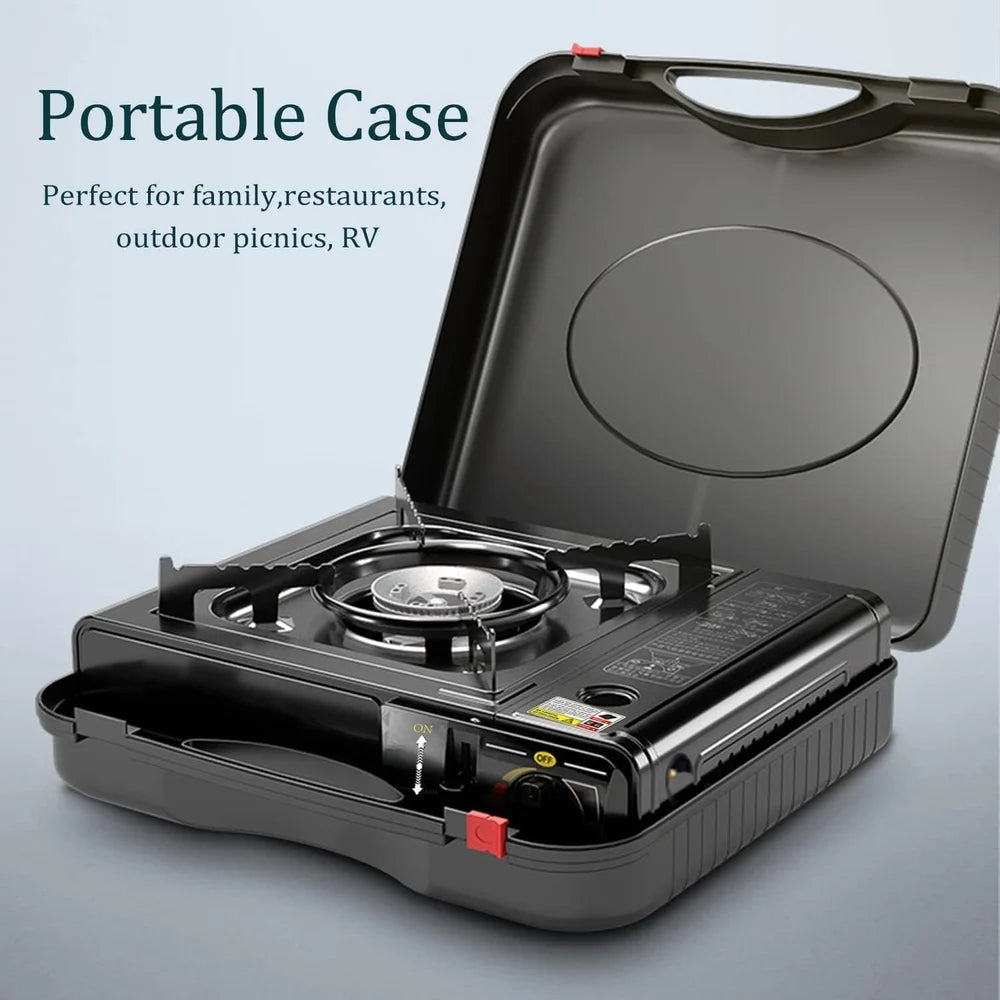 Portable Camping Gas Stove Cooking Gas burner with Carrying Case