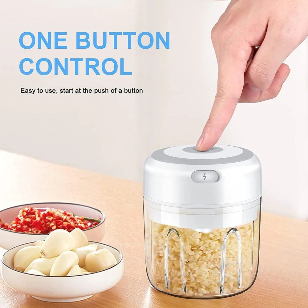Mini Electric Chopper – USB Rechargeable