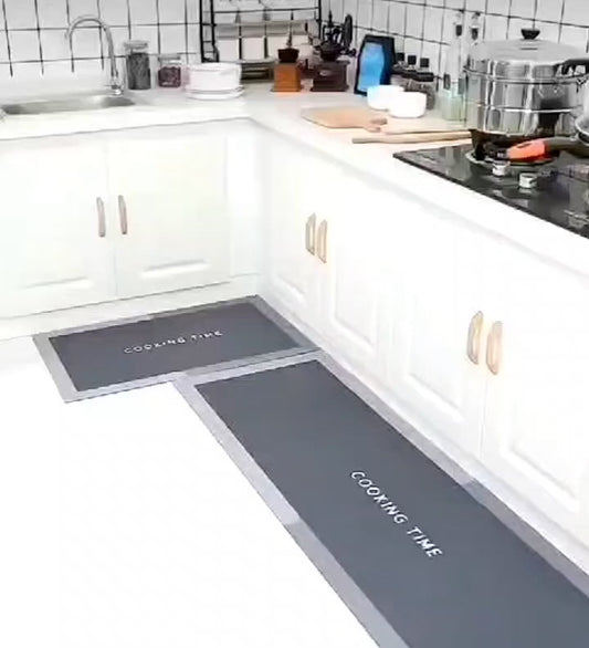 2 Pcs Kitchen Mats - Waterproof Memory Foam Kitchen Mat