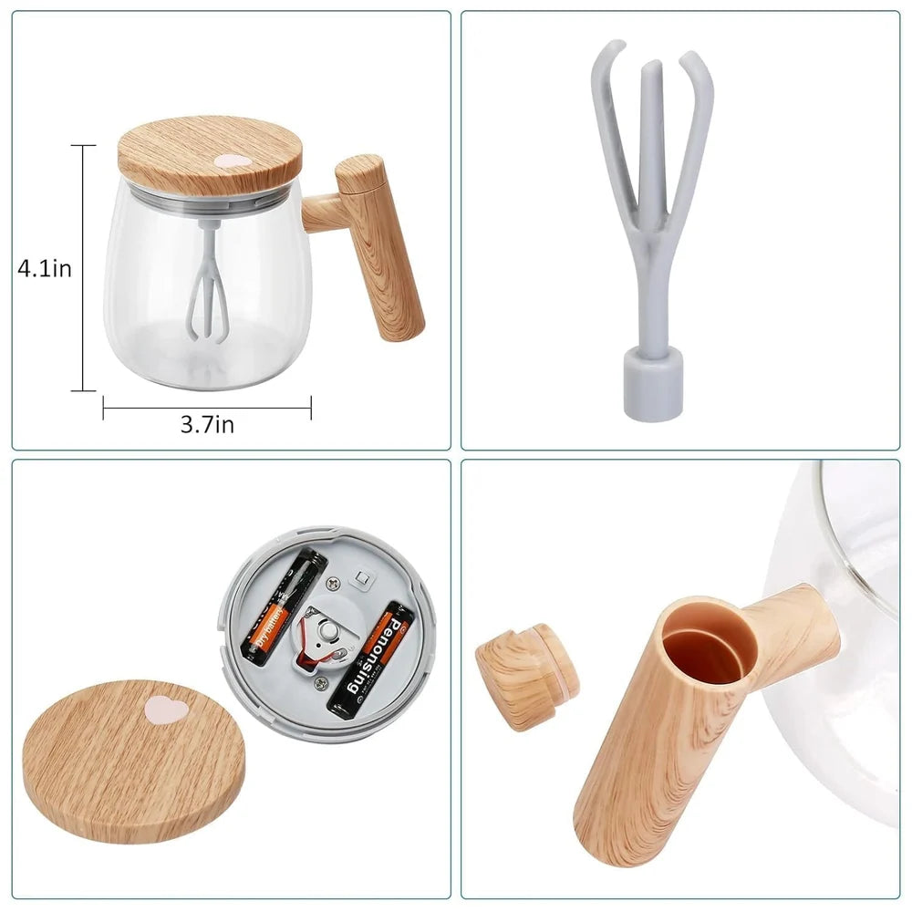 Electric Self Stirring Mug with Lid