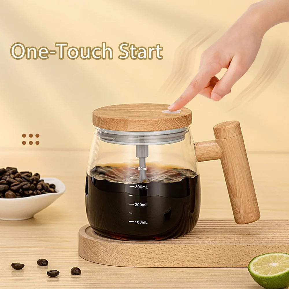 Electric Self Stirring Mug with Lid