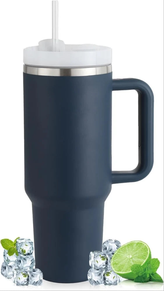 Stainless Steel 1200 ml Tumbler with Lid and Straw