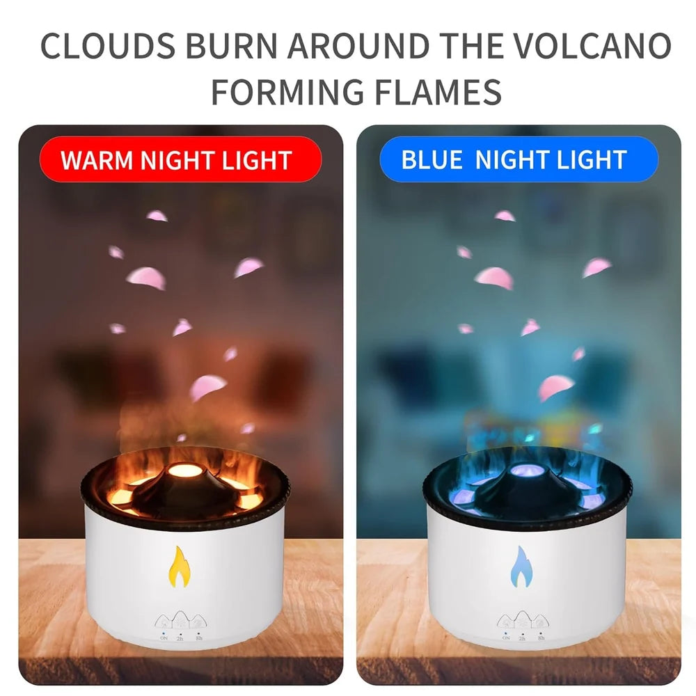 Volcano Aroma Flame Humidifier