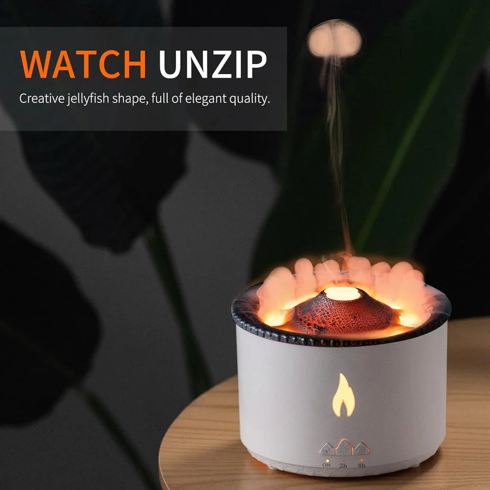 Volcano Aroma Flame Humidifier
