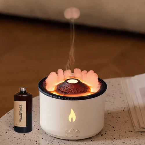 Volcano Aroma Flame Humidifier